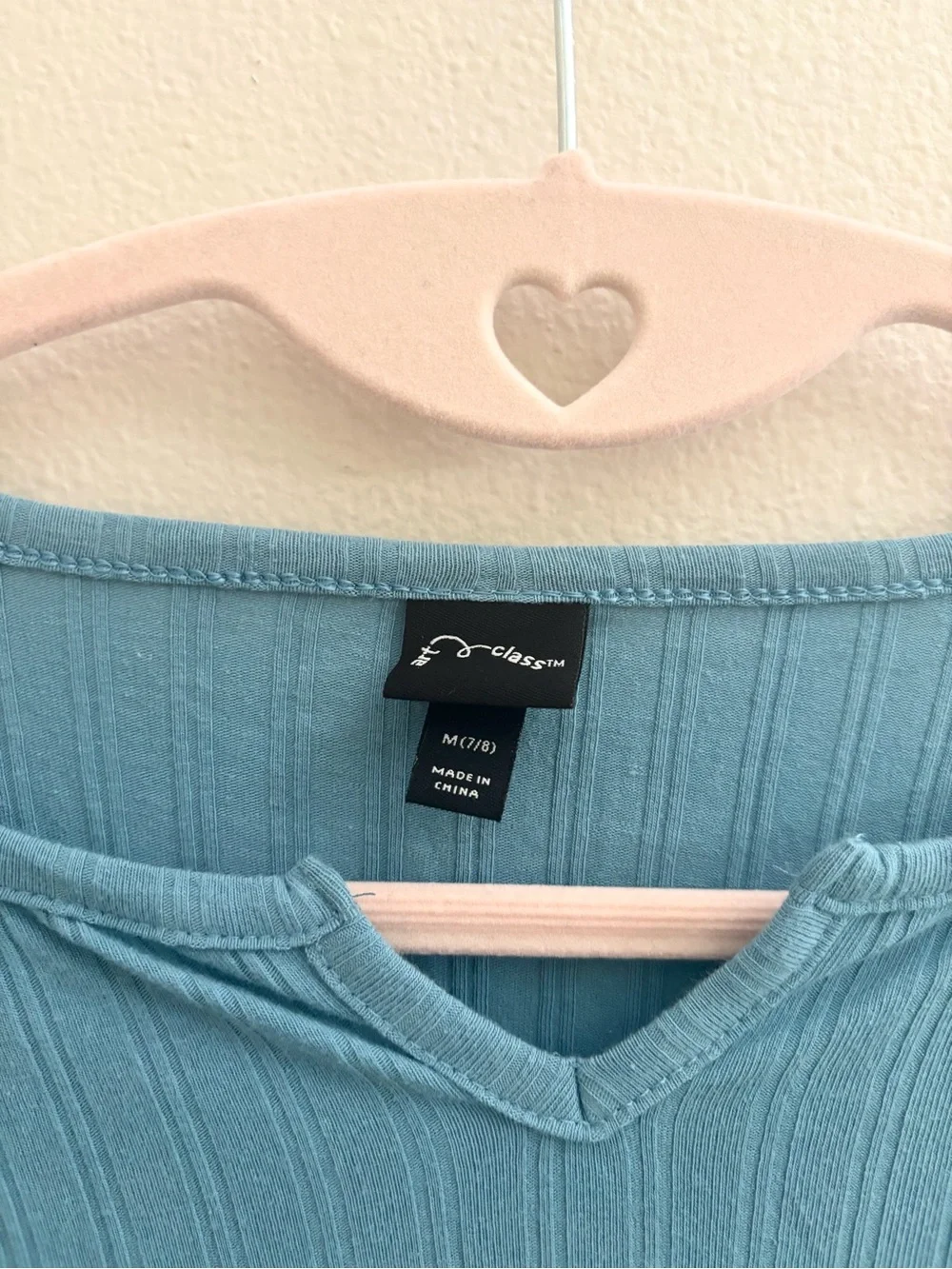 5/$25 🩷 NWT Art Class Turquoise Ribbed Girls' Long Sleeve